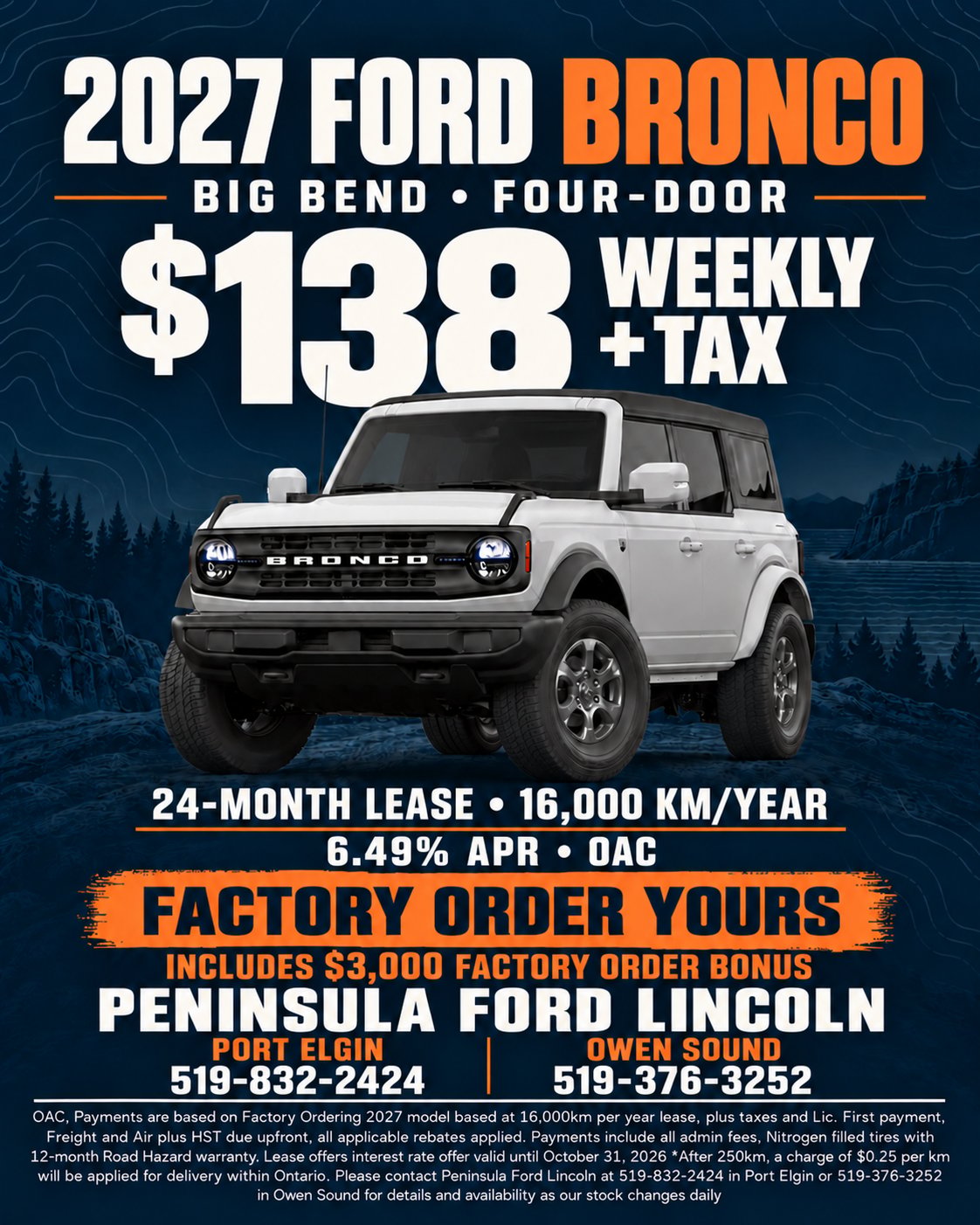2027 Bronco Big Bend