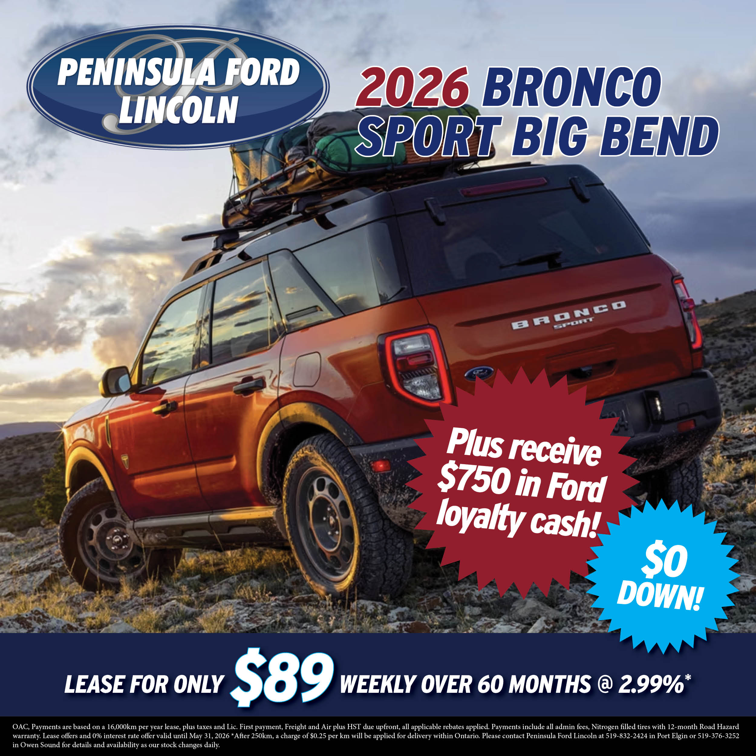 2026 Bronco Sport Big Bend