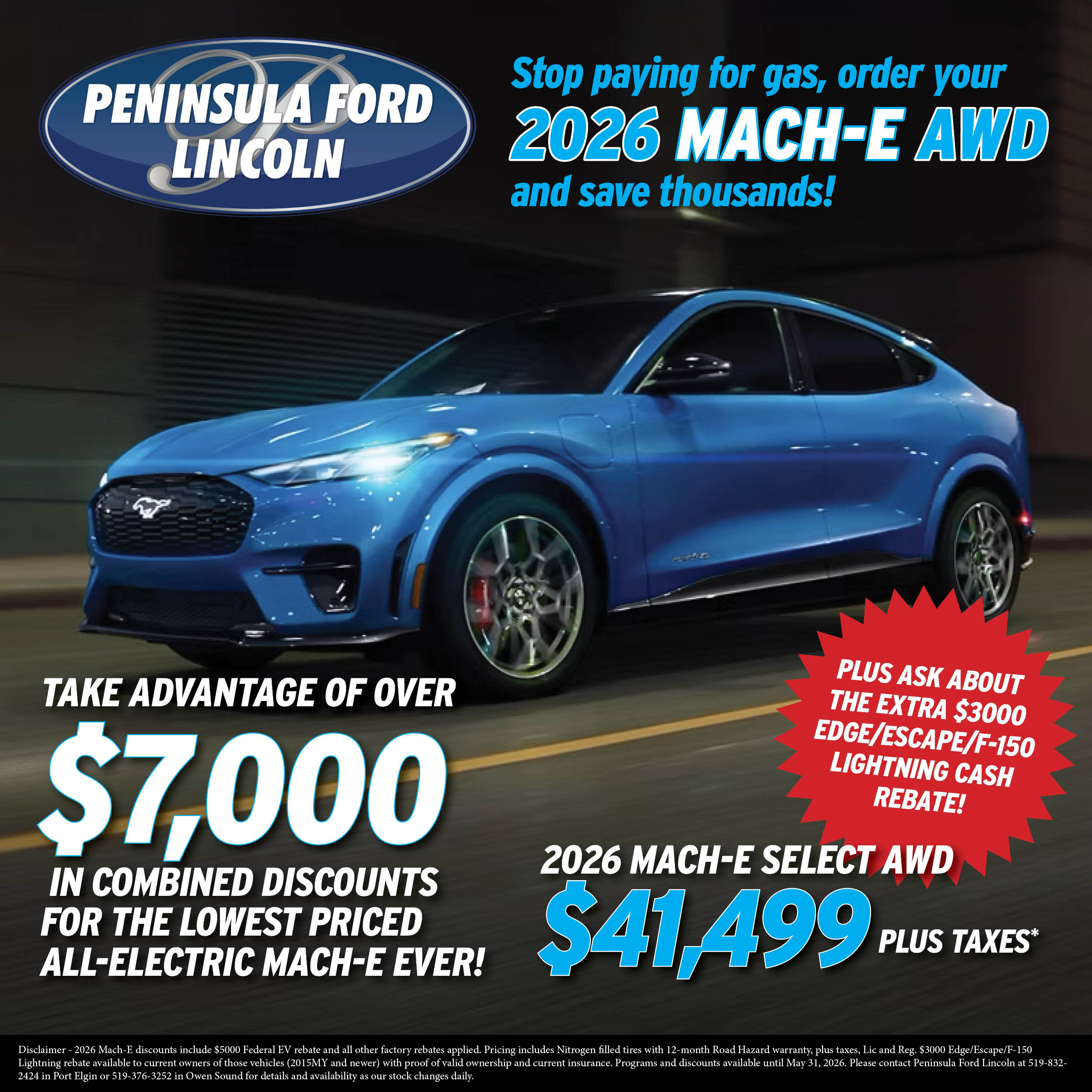 2026 Mach-E Select AWD
