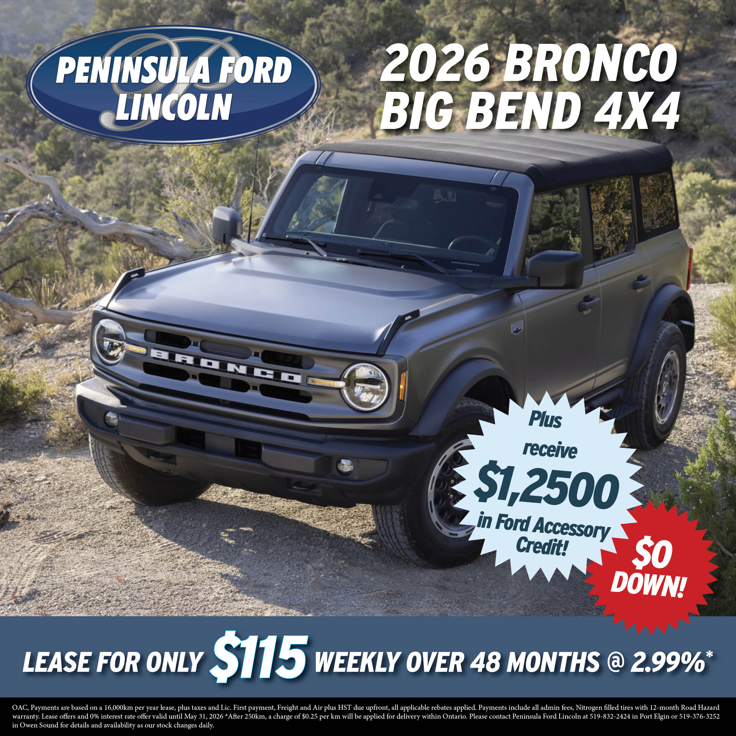 2026 Bronco Big Bend