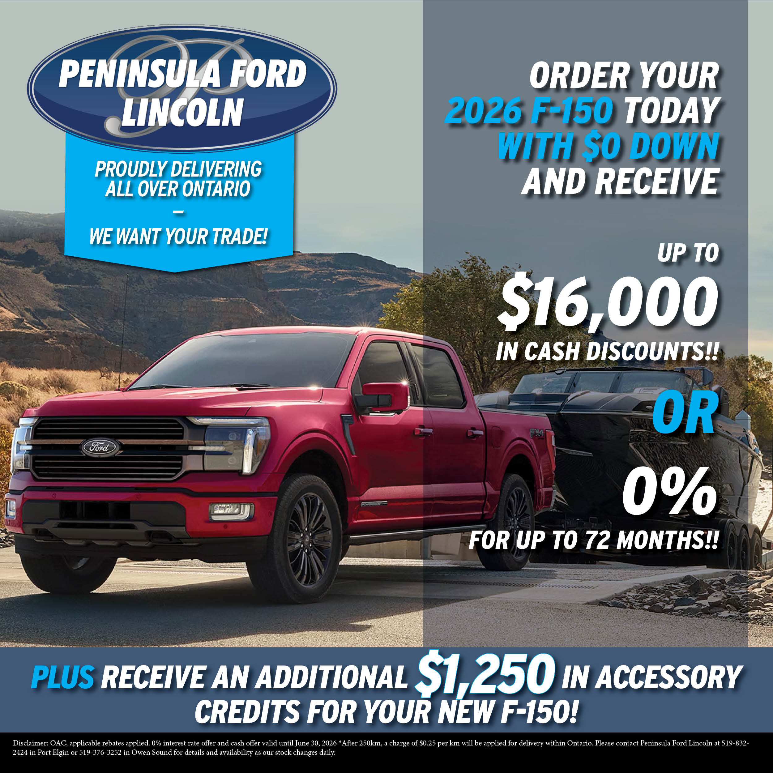 2026 Ford-150 Factory Order