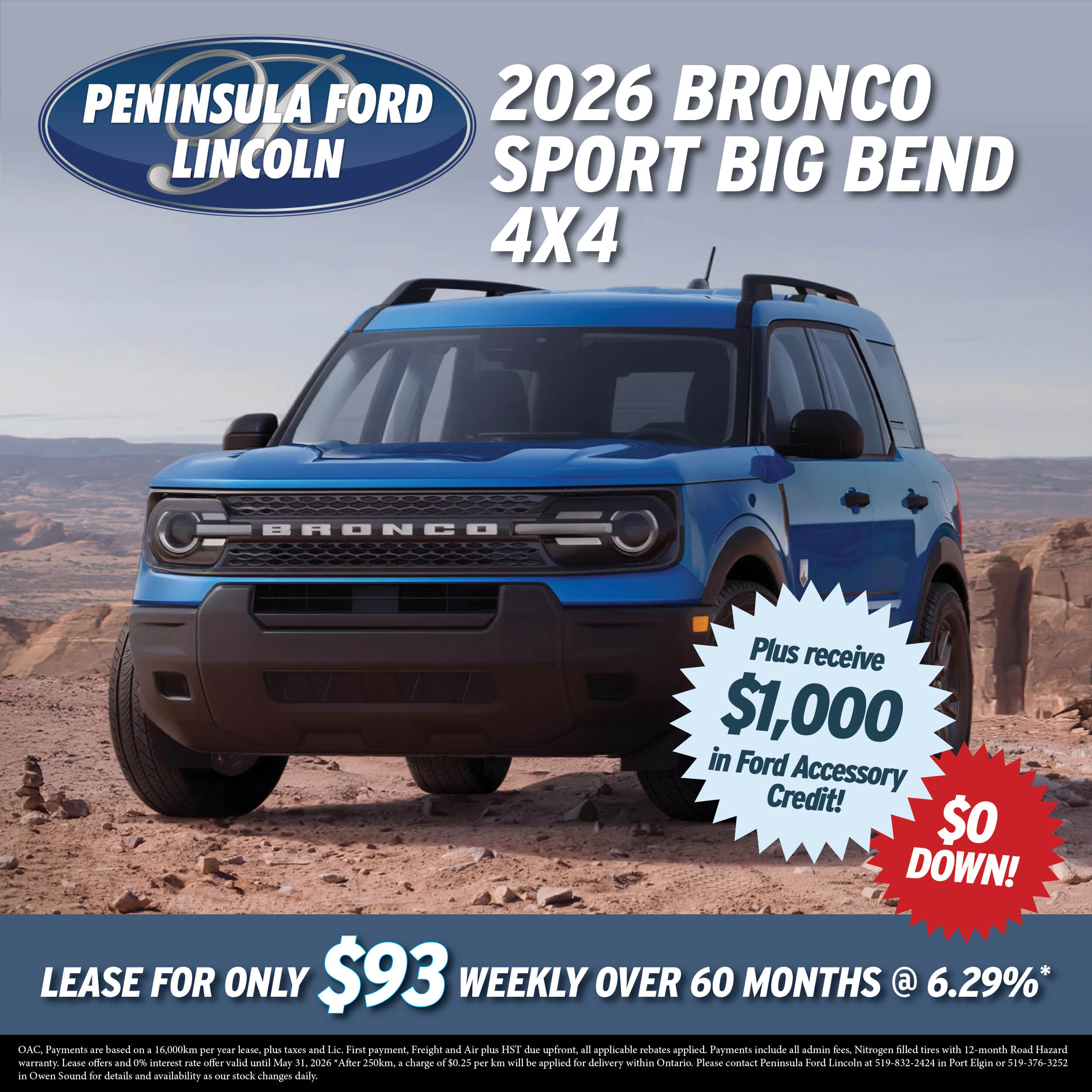 2026 Bronco Sport Big Bend
