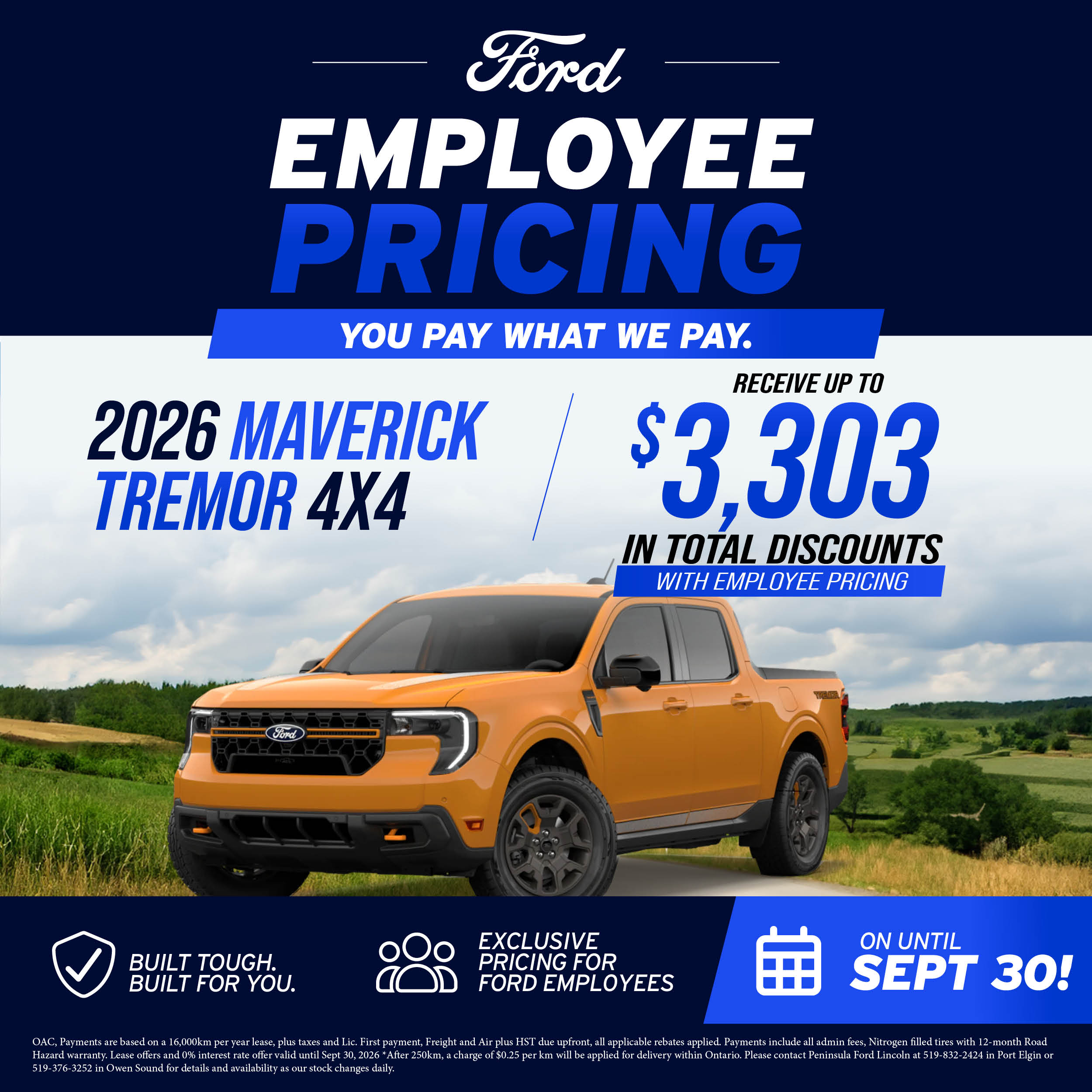 2026 Maverick Tremor