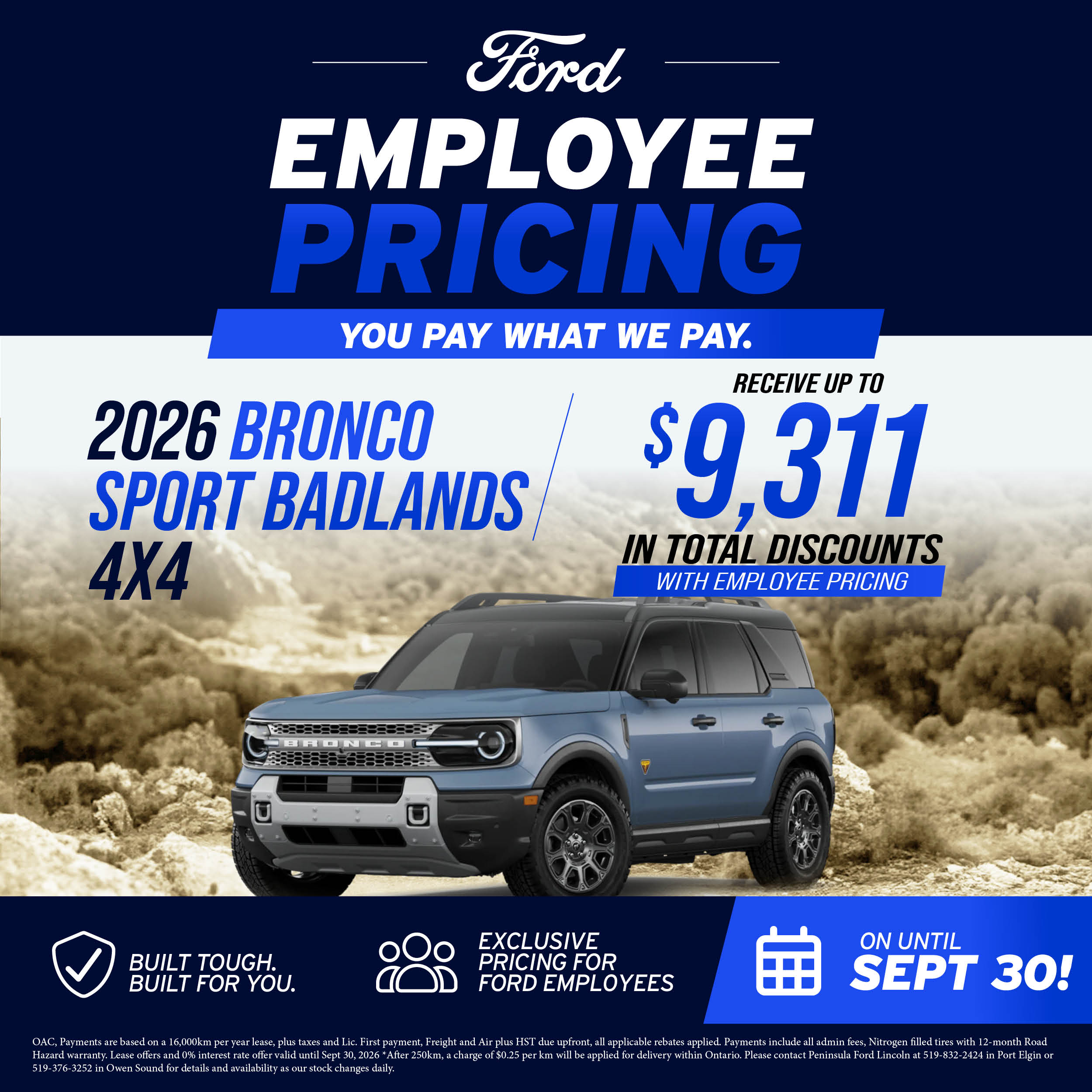 2026 Bronco Sport Badlands