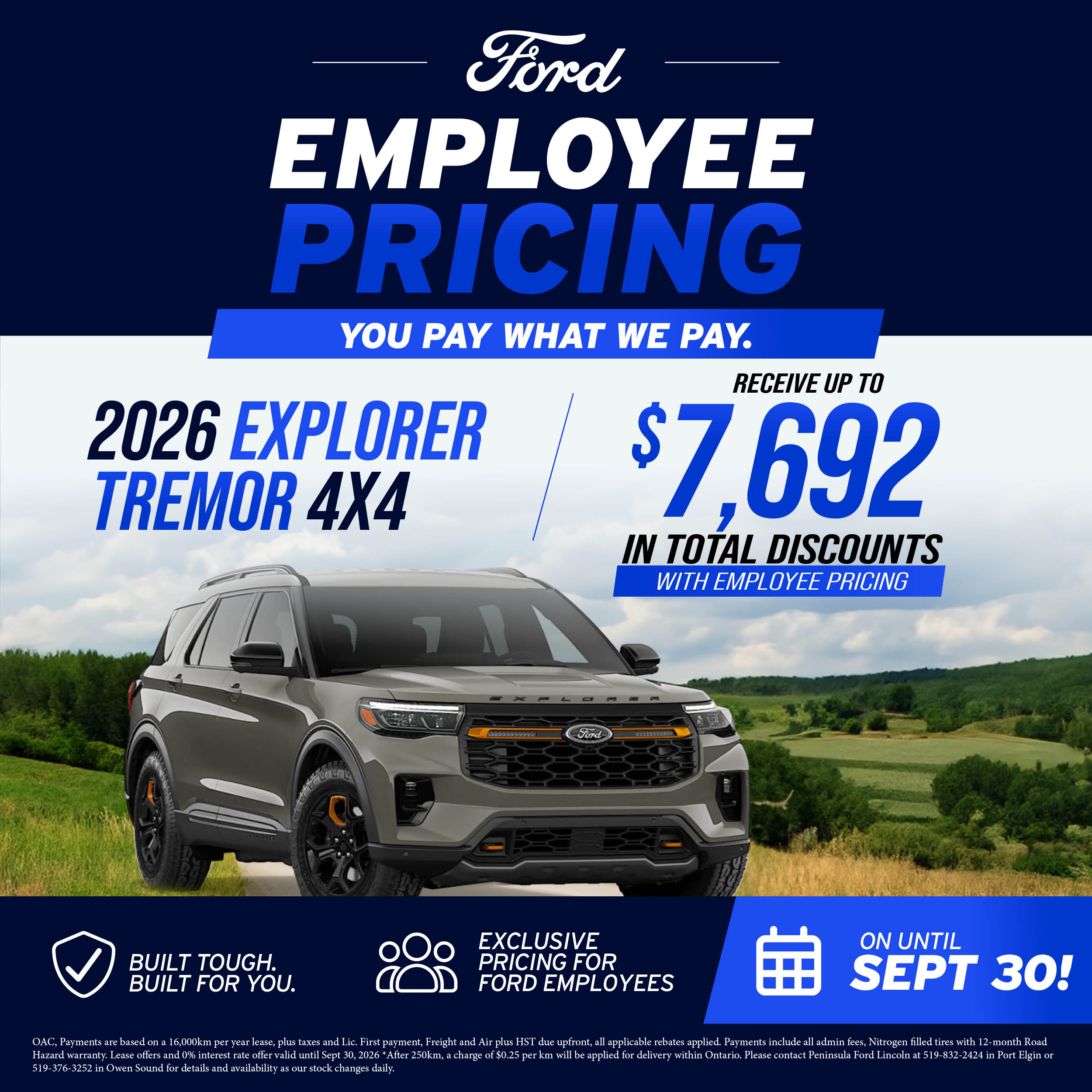 2026 Explorer Tremor