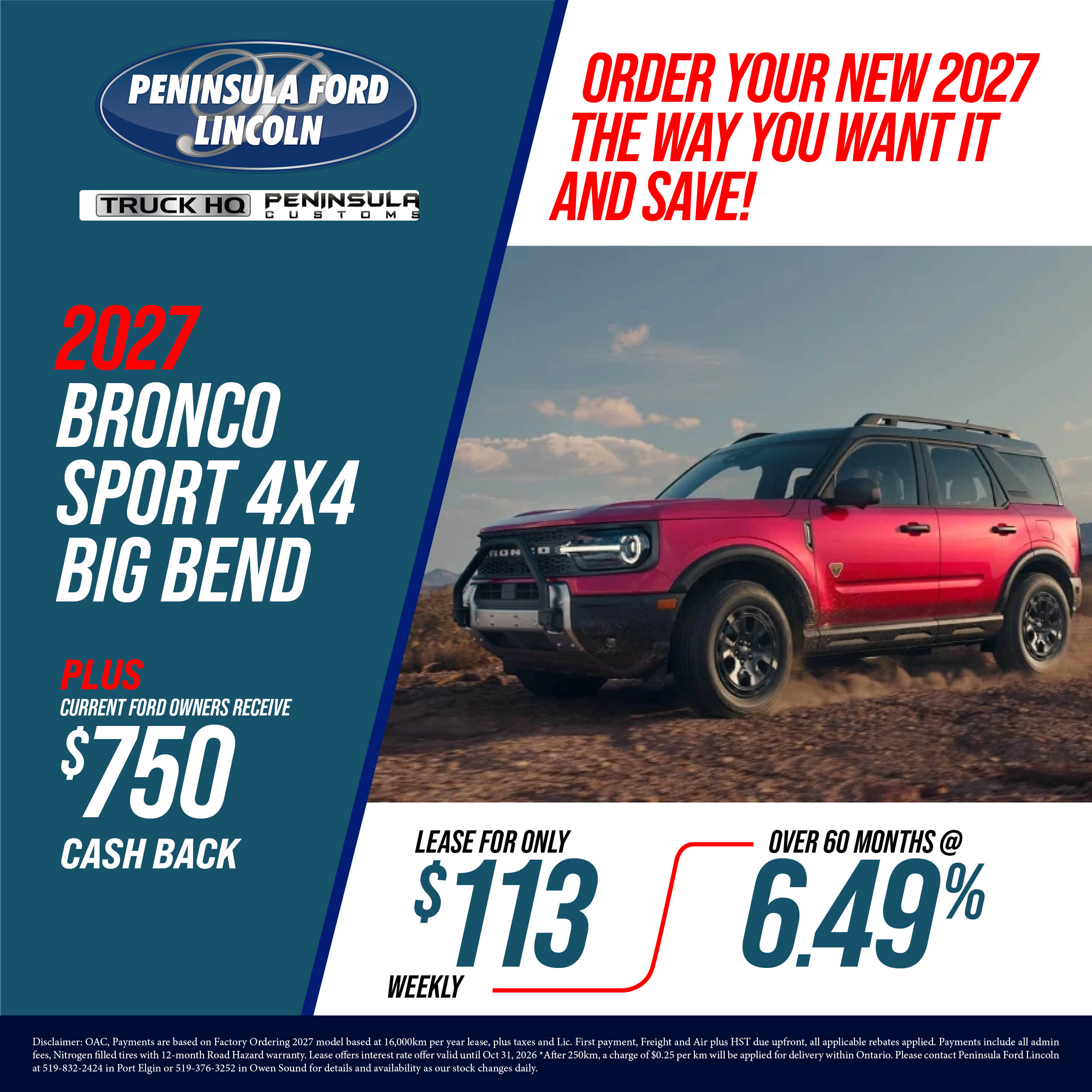 2027 Bronco Sport Big Bend