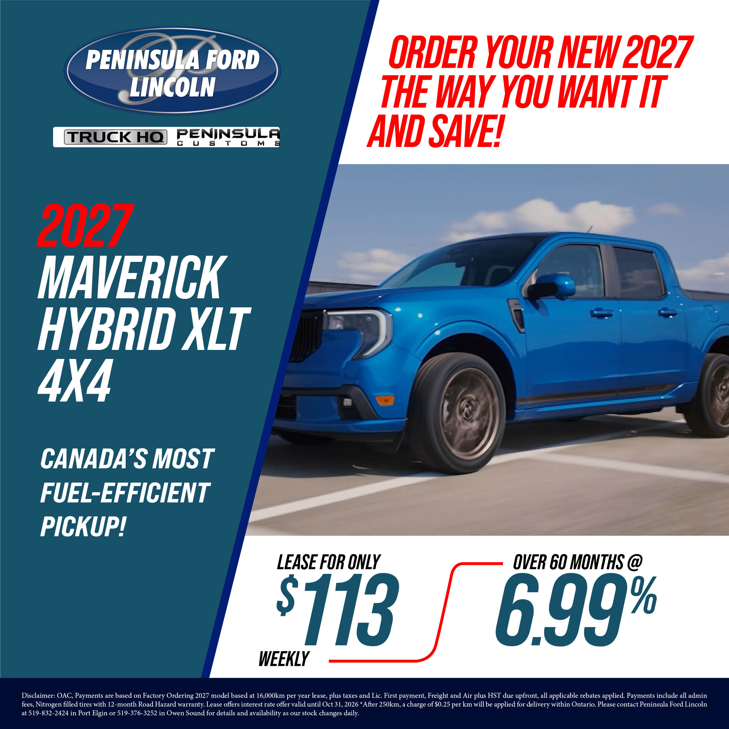 2027 Maverick Hybrid XLT