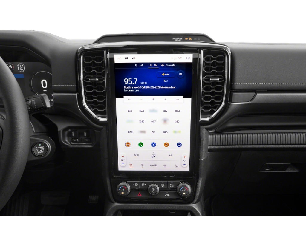 2026 ford ranger Interior
