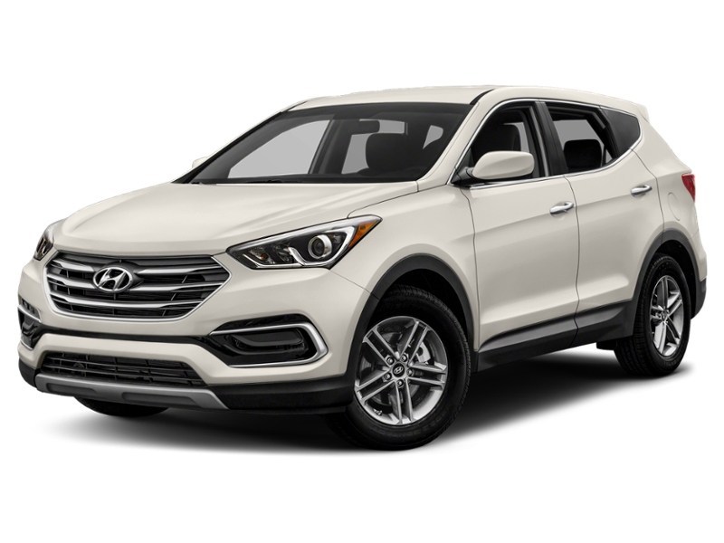 2018 Hyundai Santa Fe Sport 2.4L Luxury AWD Frost White  Shot 1