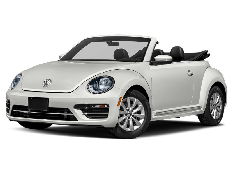 2018 Volkswagen Beetle Trendline Auto Pure White w/Black Roof  Shot 4