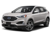 2019 Ford Edge SEL AWD White Platinum Metallic Tri-Coat  Shot 4