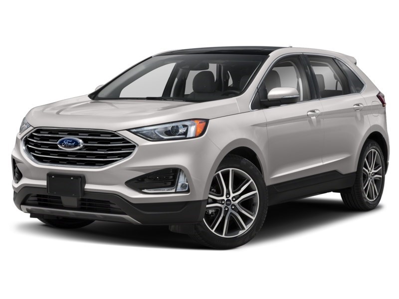 2019 Ford Edge SEL AWD White Platinum Metallic Tri-Coat  Shot 1