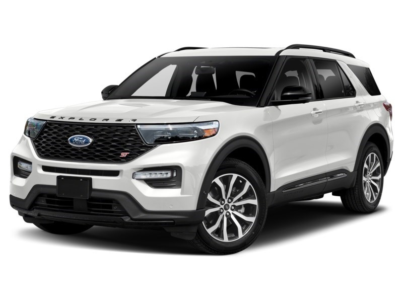 2022 Ford Explorer ST 4WD Star White Metallic Tri-Coat  Shot 4