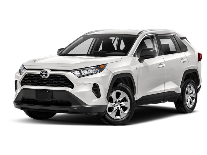 2022 Toyota RAV4 LE AWD White  Shot 4