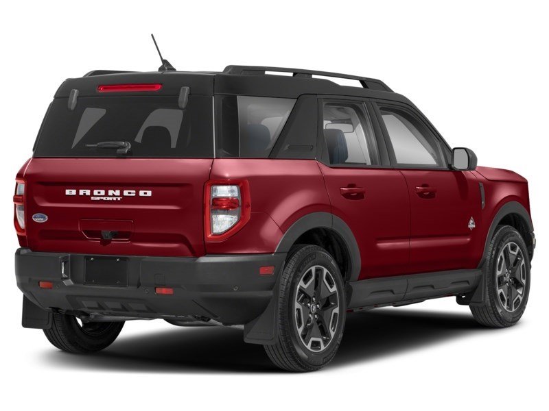 2021 Ford Bronco Sport Outer Banks 4x4 Rapid Red Metallic Tinted Clearcoat  Shot 2