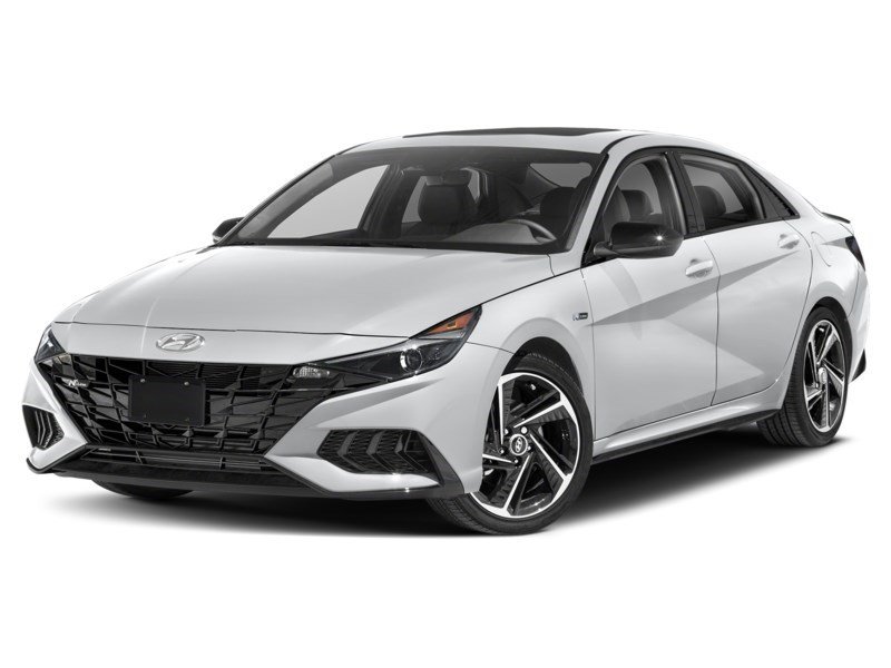 2021 Hyundai Elantra N Line DCT Polar White  Shot 4