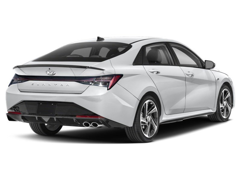 2021 Hyundai Elantra N Line DCT Polar White  Shot 6