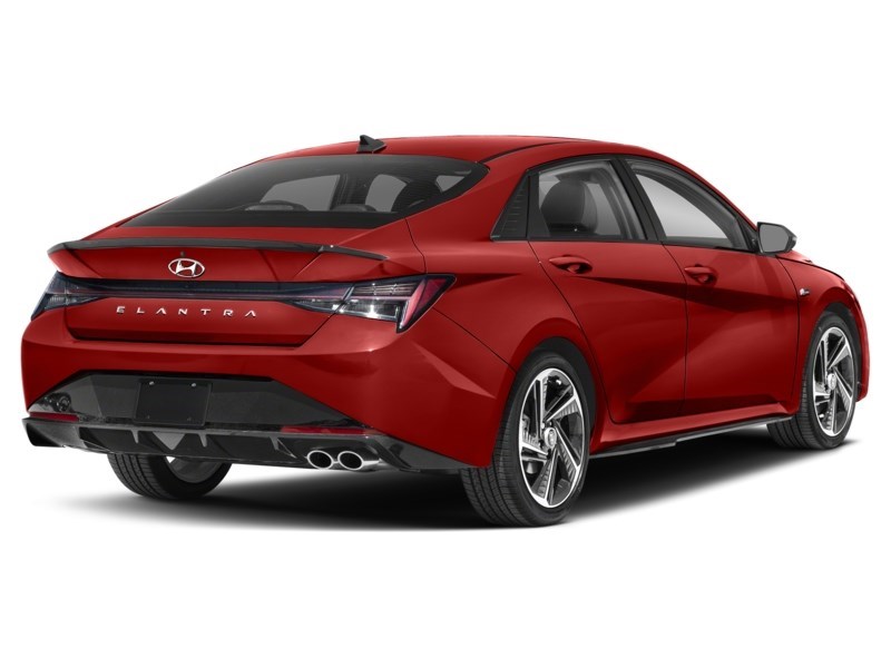 2021 Hyundai Elantra N Line DCT Fiery Red  Shot 16
