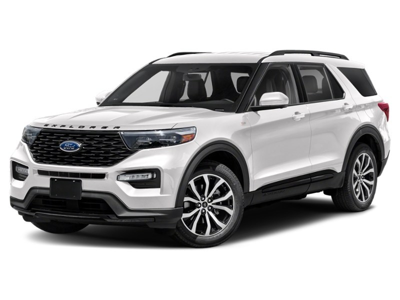 2022 Ford Explorer ST-Line 4WD Star White Metallic Tri-Coat  Shot 10