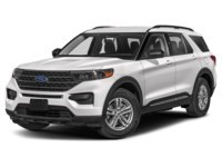 2023 Ford Explorer XLT 4WD Star White Metallic Tri-Coat  Shot 4