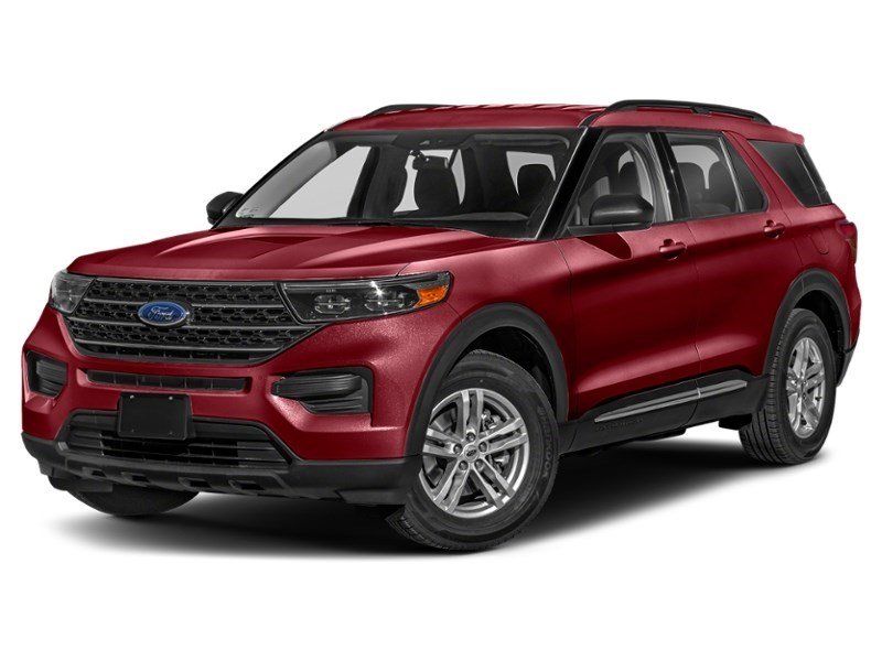 2023 Ford Explorer XLT 4WD Rapid Red Metallic Tinted Clearcoat  Shot 28