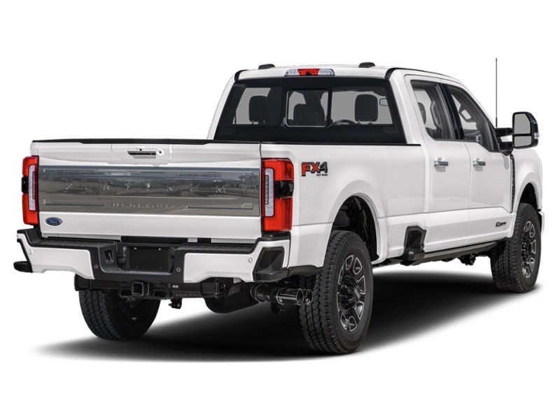 2024 Ford Super Duty F-350 DRW Platinum 4WD Crew Cab 8' Box Star White Metallic Tri-Coat  Shot 2