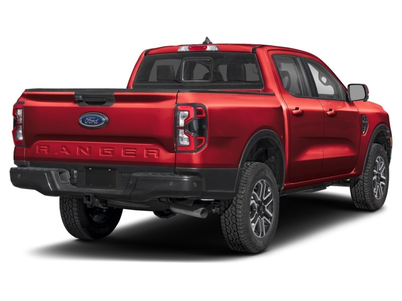 2026 Ford Ranger LARIAT 4WD SuperCrew 5' Box Ruby Red Metallic Tinted Clearcoat  Shot 2