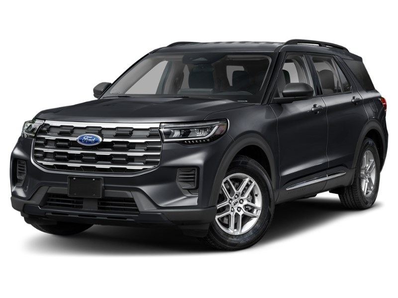 2027 Ford Explorer Active w/200A Pkg 4WD Agate Black Metallic  Shot 1