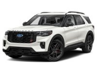 2026 Ford Explorer ST 4WD Star White Metallic Tri-Coat  Shot 1