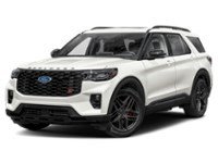 2026 Ford Explorer ST 4WD Star White Metallic Tri-Coat  Shot 1
