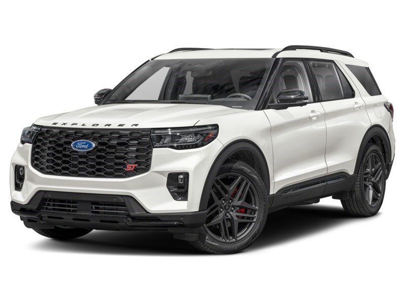 2026 Ford Explorer ST 4WD Star White Metallic Tri-Coat  Shot 4