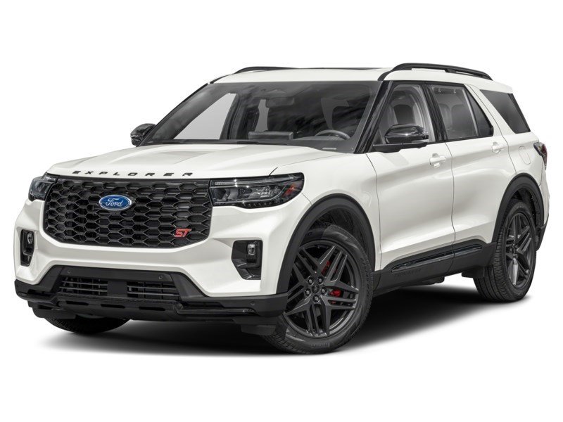 2026 Ford Explorer ST 4WD Star White Metallic Tri-Coat  Shot 4