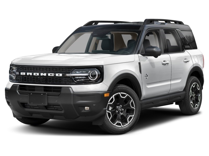 2026 Ford Bronco Sport Outer Banks 4x4 Space White Metallic  Shot 4