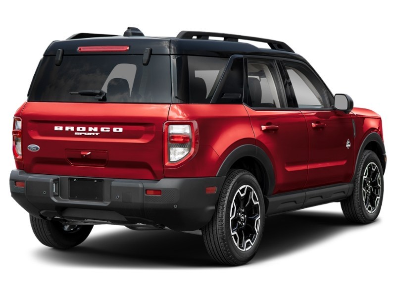 2026 Ford Bronco Sport Outer Banks 4x4 Ruby Red Metallic Tinted Clearcoat  Shot 6