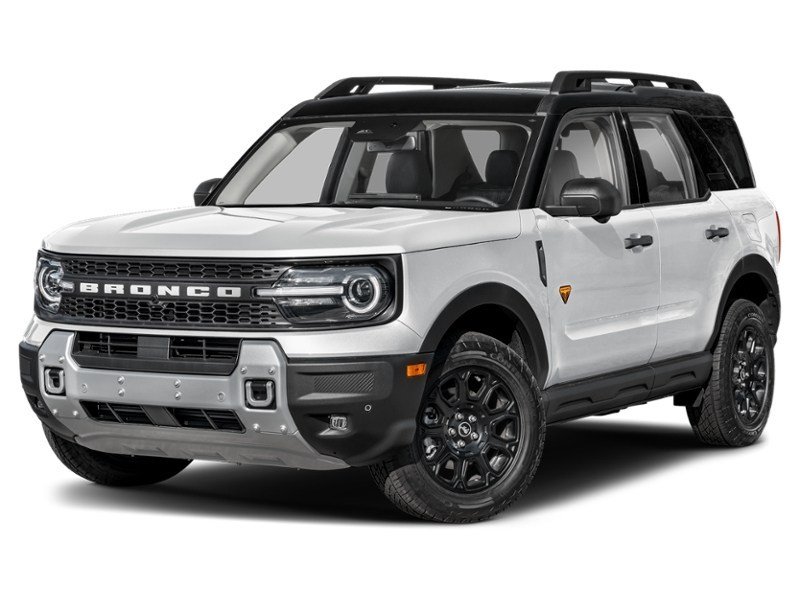 2026 Ford Bronco Sport Badlands 4x4 Space White Metallic  Shot 4