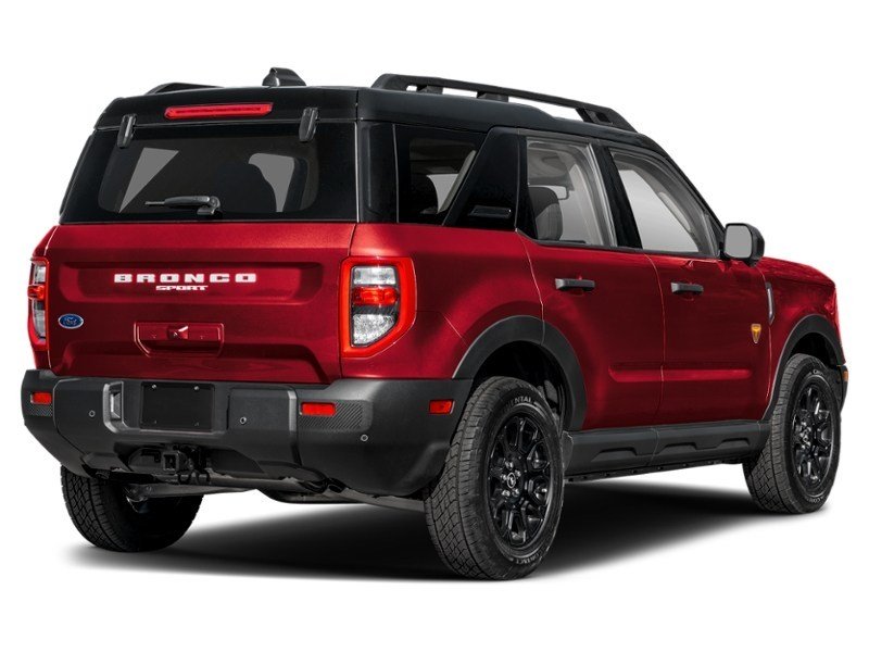 2026 Ford Bronco Sport Badlands 4x4 Ruby Red Metallic Tinted Clearcoat  Shot 2